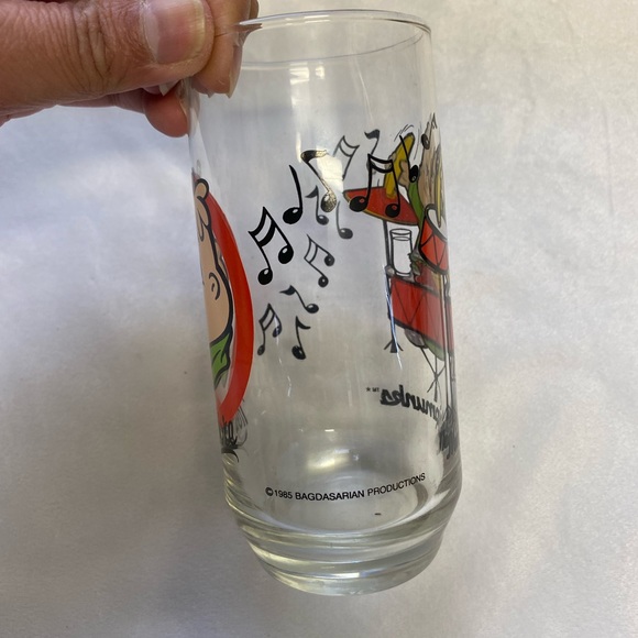 Vintage 1985 Theodore The Chipmunks Collectors Drinking Glass - Picture 9 of 12